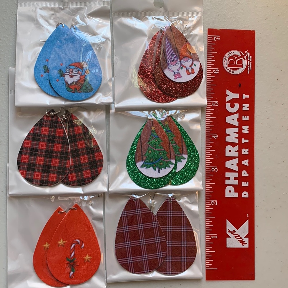 Christmas earrings